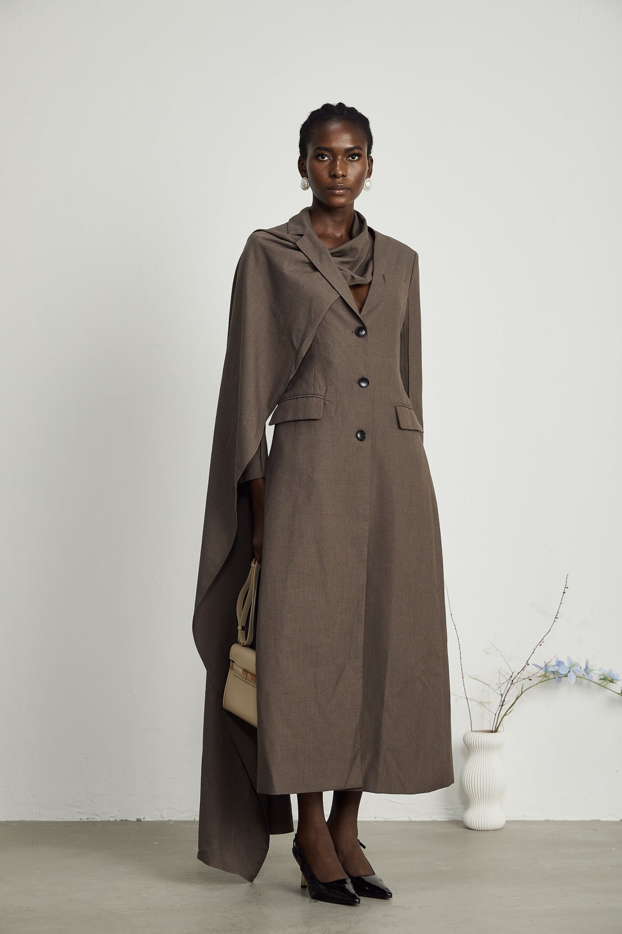 Rylee Trench Coat with Scarf Detailing