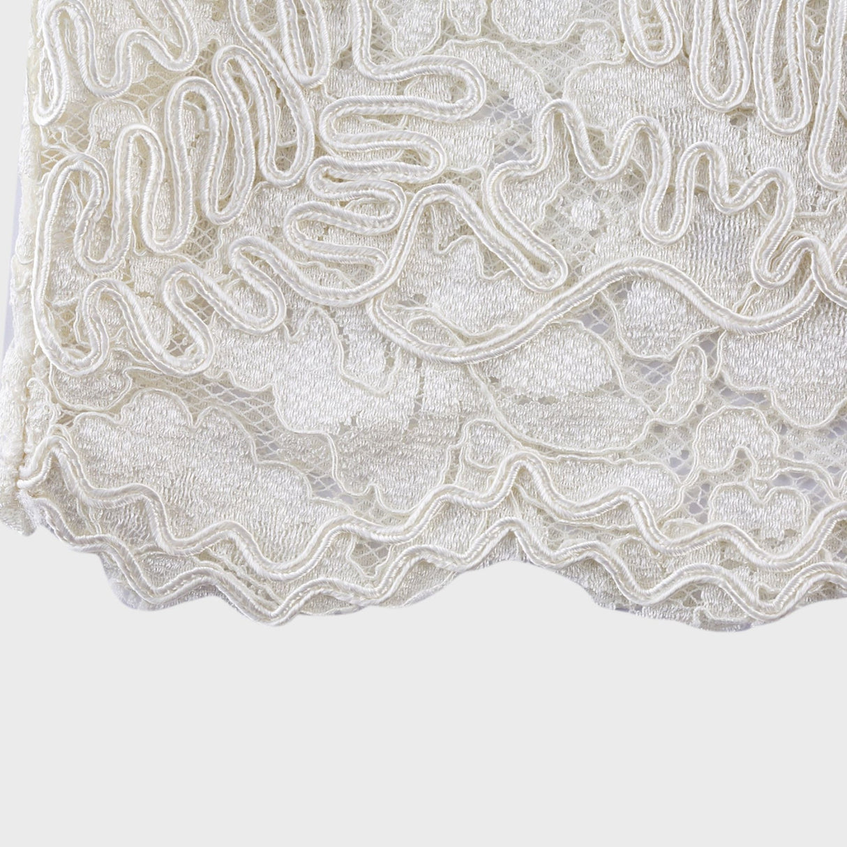 Sabrina Midi Dress White Crystal Embellished