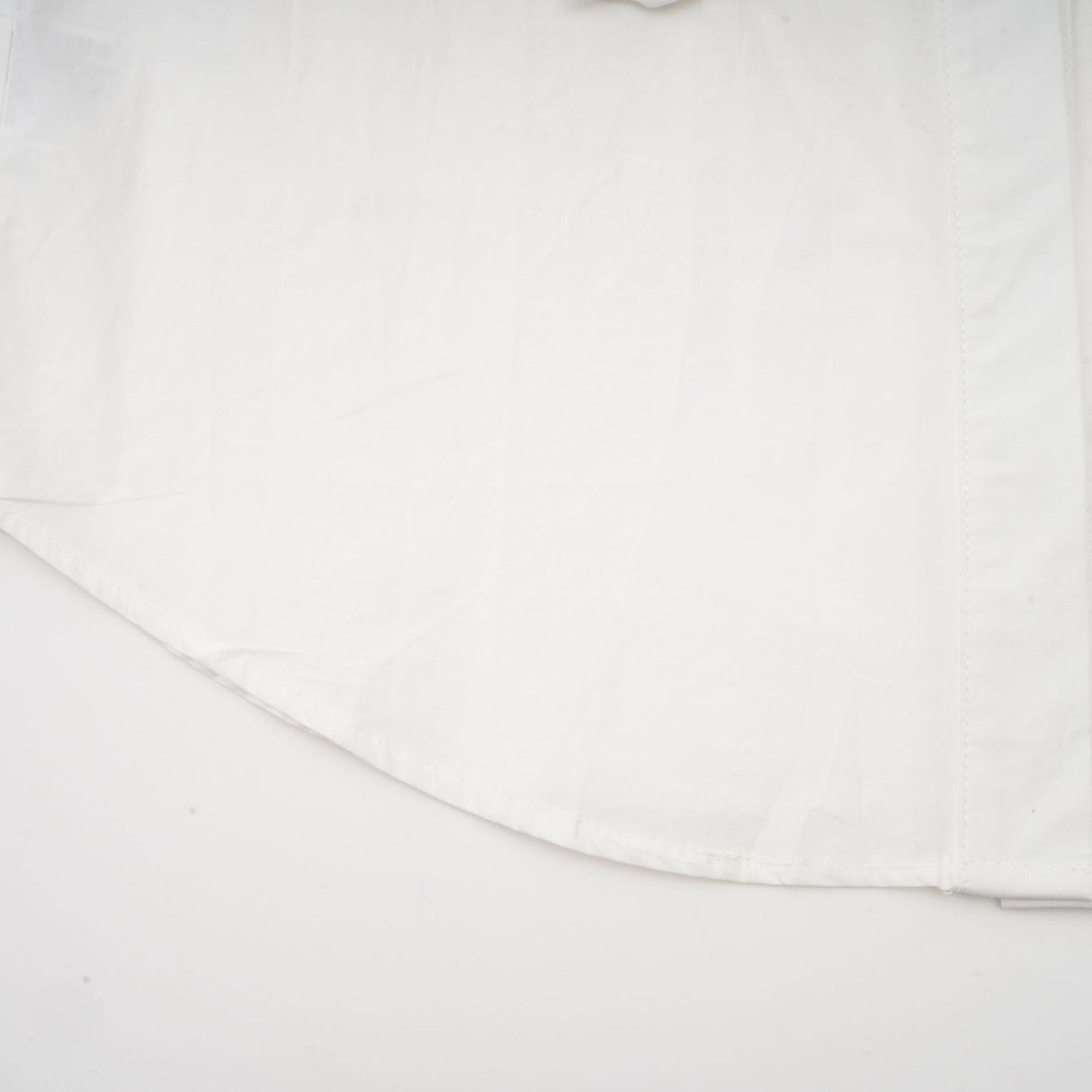 Sabrina Shirt White Floral 3D Cut Out Embellishment & Button Closure