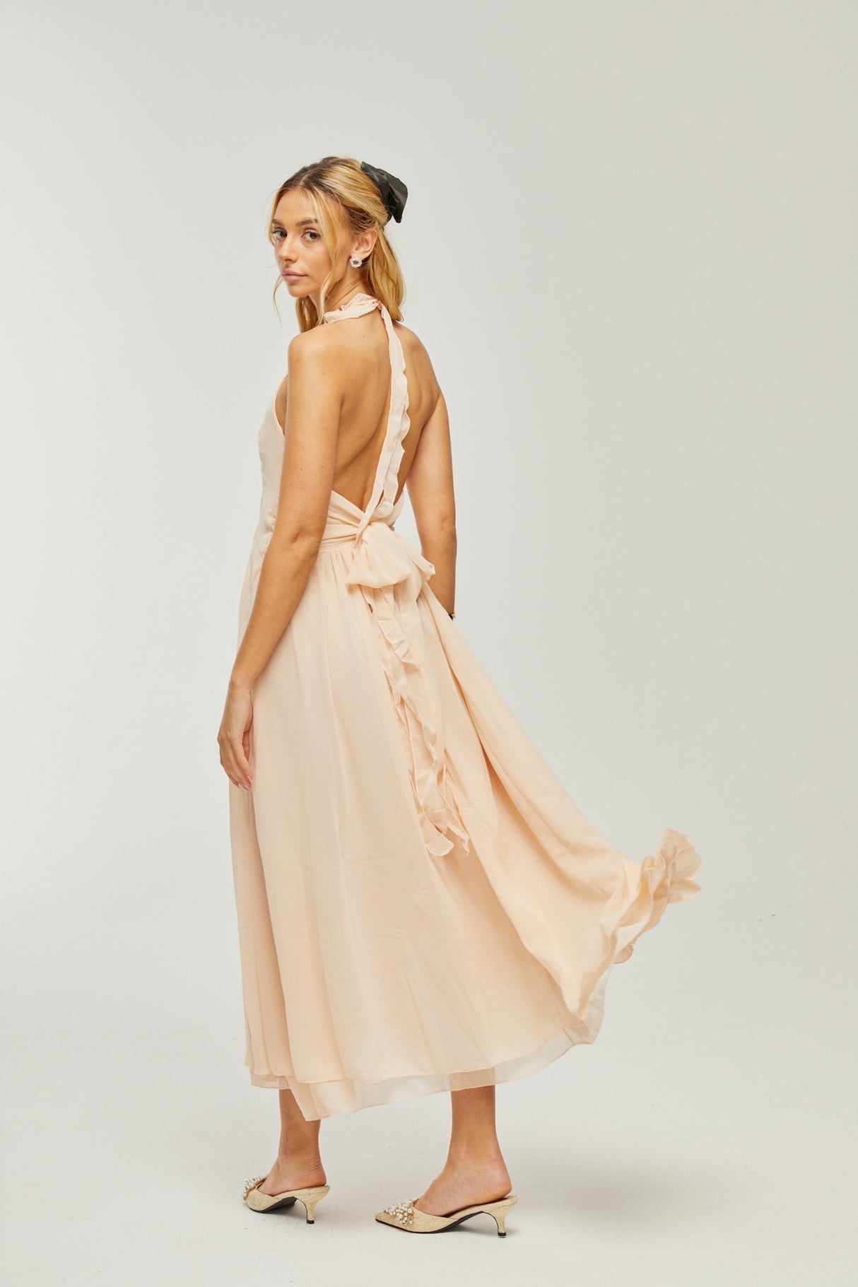 Samantha Halter - Neck Maxi Dress