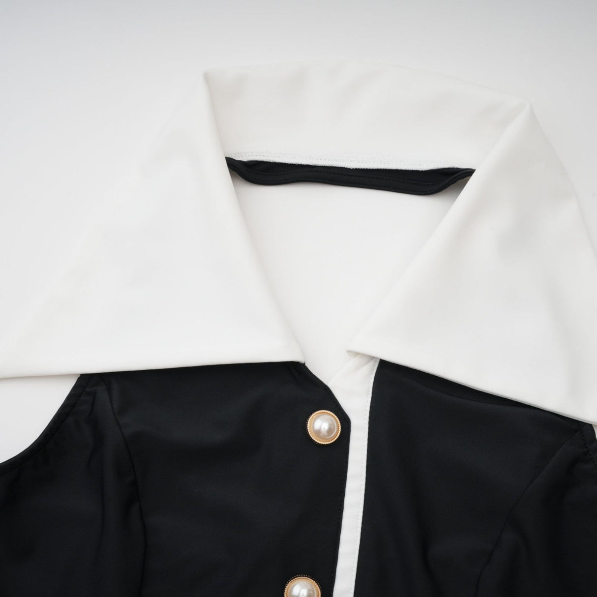 Samantha Maxi Dress Black Open - Back Faux - Pearl Detail