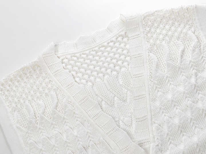 Santa Dress - A - Line Silhouette With Button Front - Textured Knit Pattern - Relaxed Fit - Pockets and Scalloped Neckline