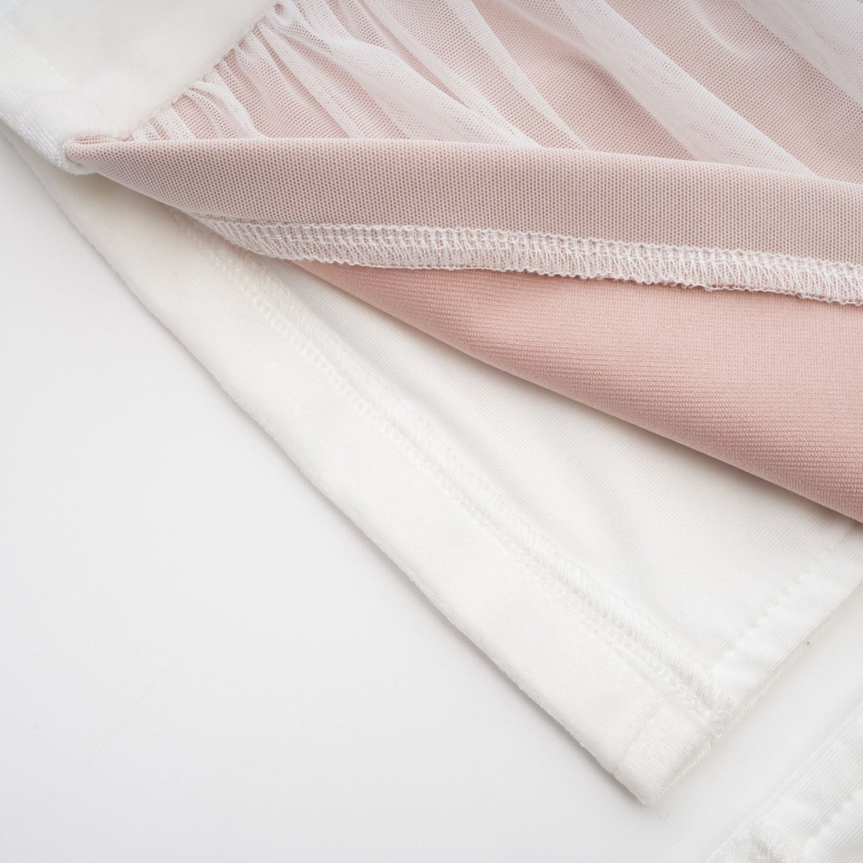 Sara Midi Dress White Mesh Texture Slit Zip Length