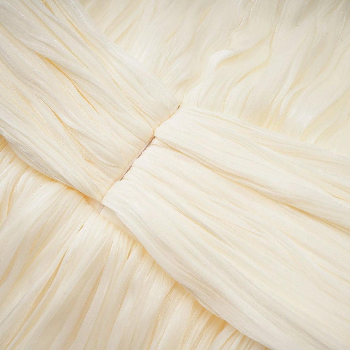 Sara Mini Dress Pleated Ribbon Detail & Glitter Bubble Hem