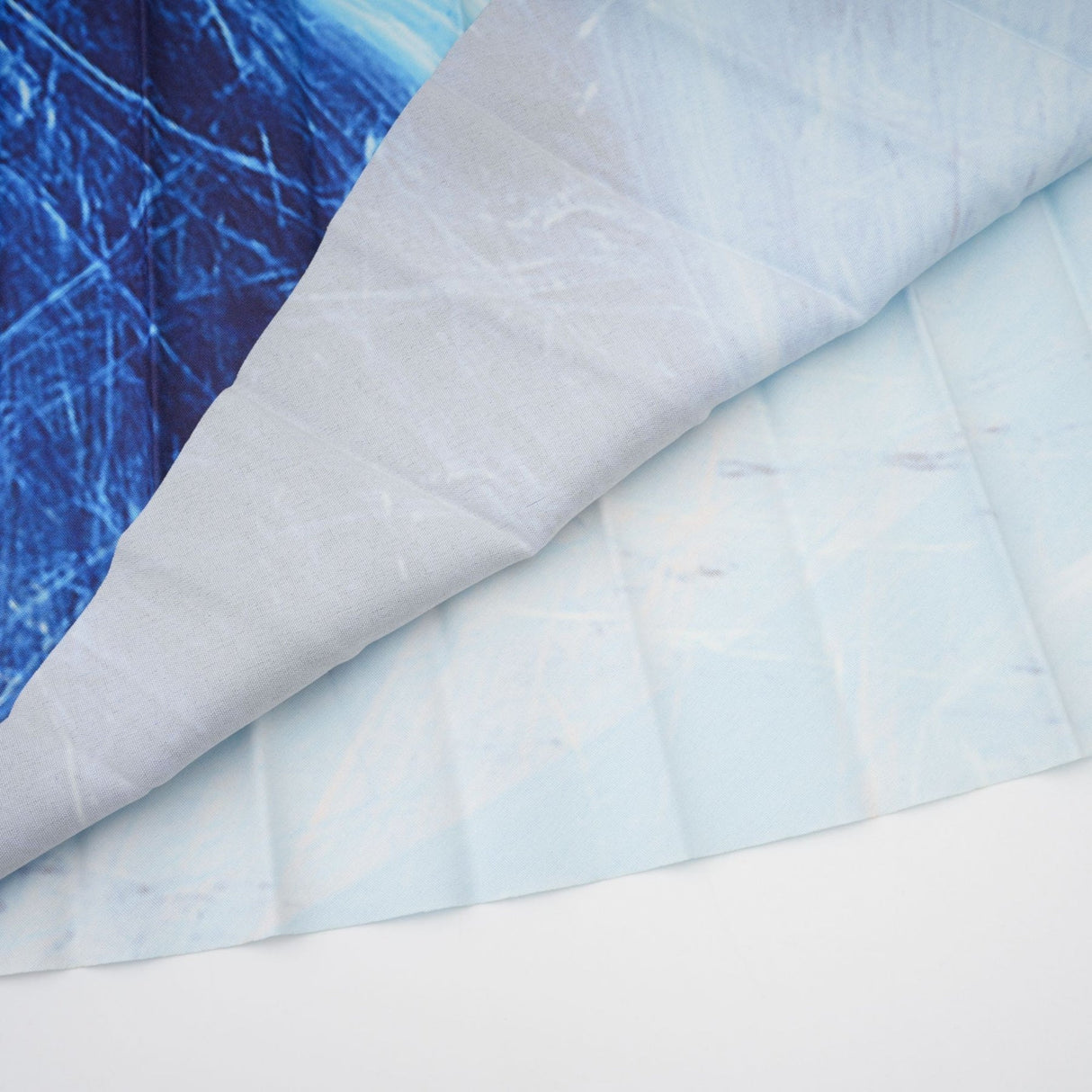 Savina Top & Dress Blue Pattern Creased Cape Matching Set