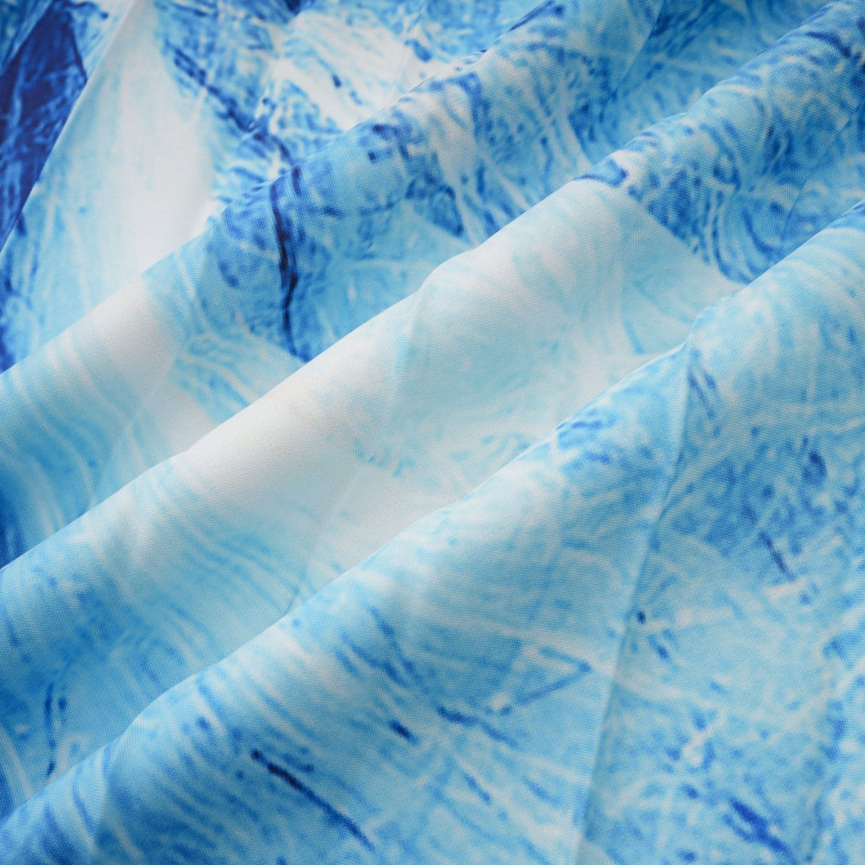 Savina Top & Dress Blue Pattern Creased Cape Matching Set