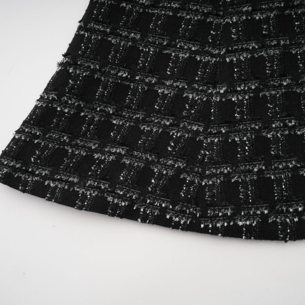 Serena Skirt & Top Set Black Tweed Crystal Check Matching Outfit