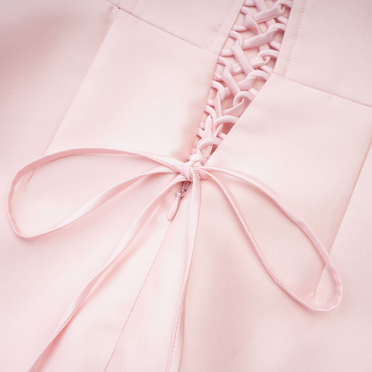 Serenity Midi Dress Pink Faux Flower Off Shoulder Style