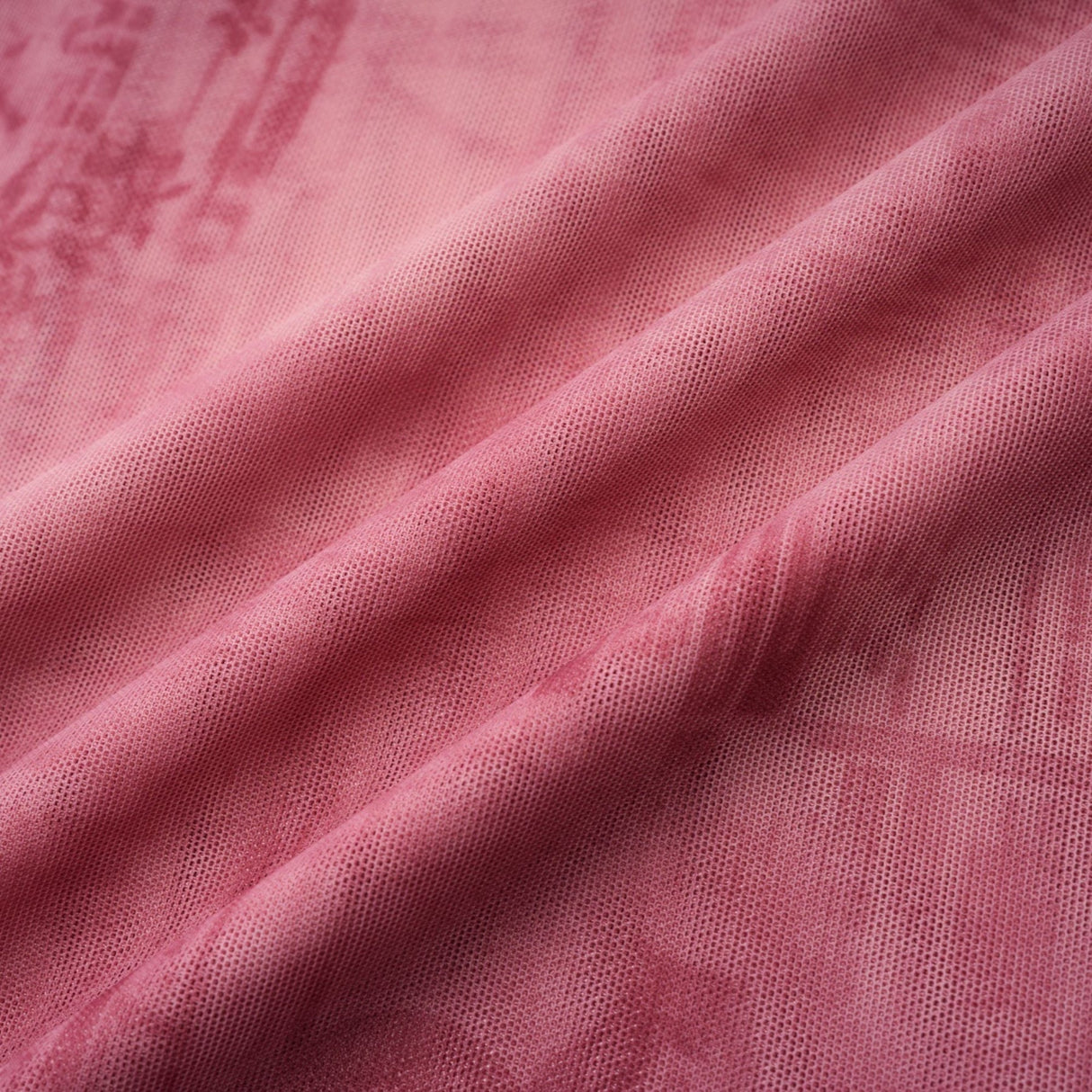 Shayla Dress Pink Lace Edge Semi - Sheer Bustier Midi & Long Sleeves