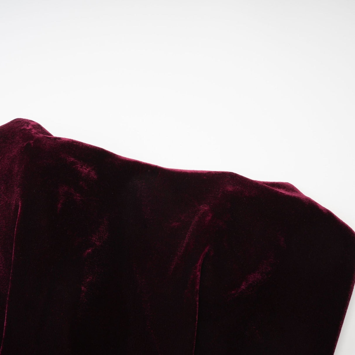 Shayla Dress Purple Velvet Off - Shoulder Thigh - Length & Belted