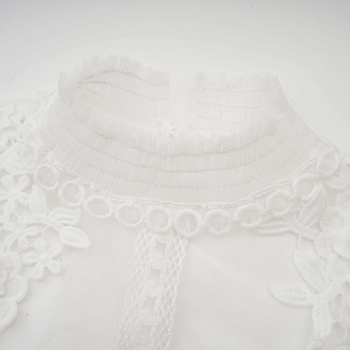 Shiloh Floral Top with Mesh Paneling