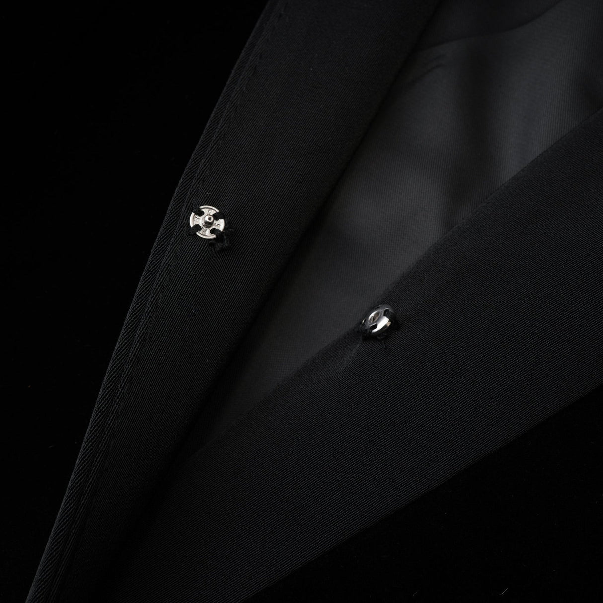 Silvana Jacket Black Panelled VNeck Waist Tightened