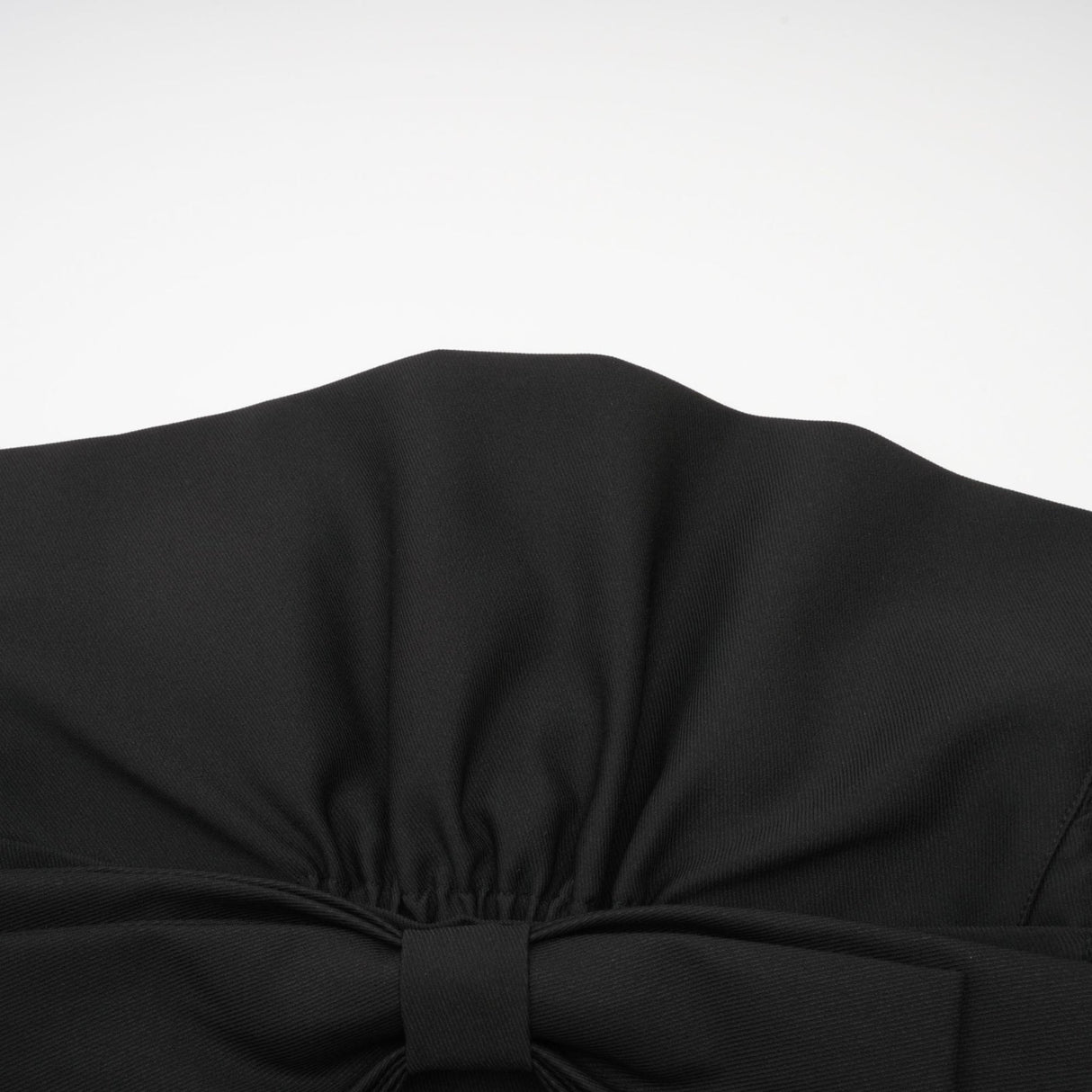 Simona Mini Dress Simona Off Shoulder Black Bowknot Pleated