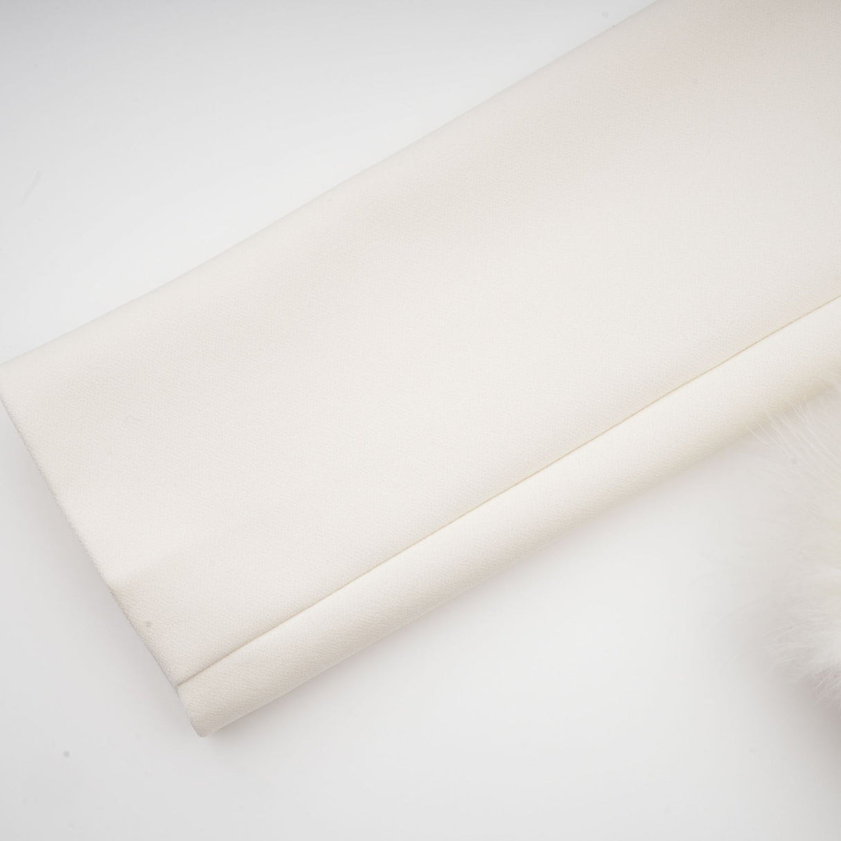 Simonetta Blazer & Skirt Feather Hem White Blazer