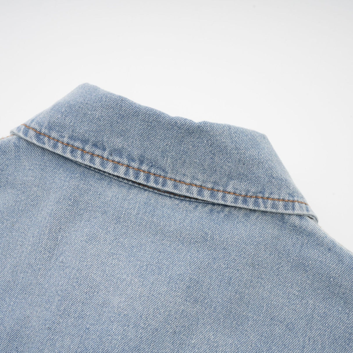 Sloan Denim Shirt with Floral Applique