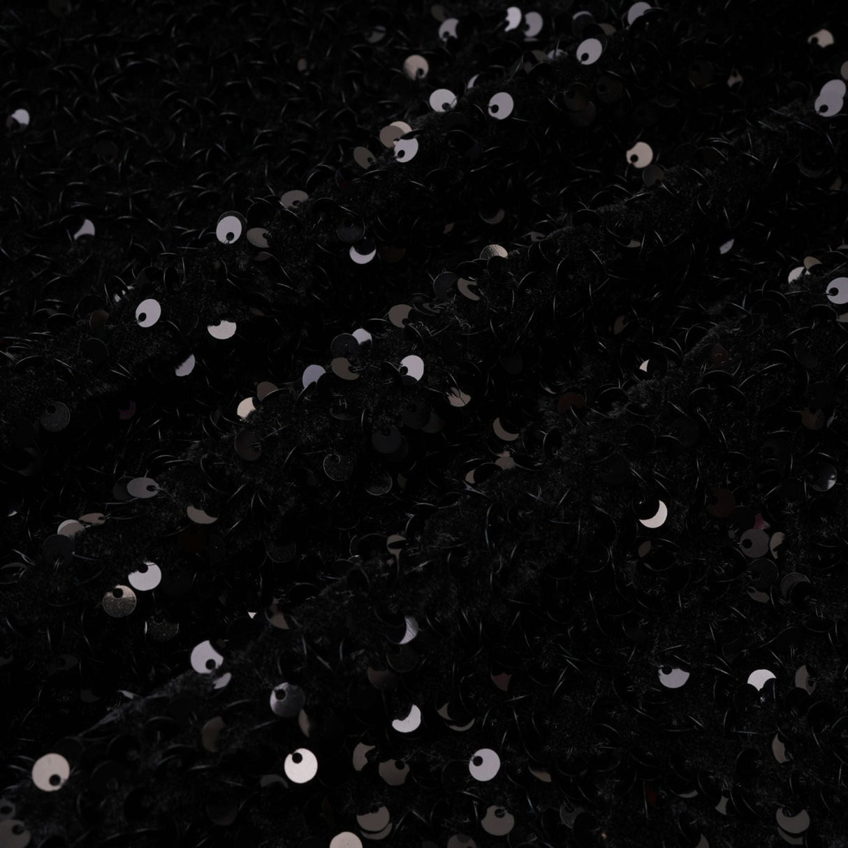 Sloan Dress Black Sequin Crystal Embellished Off - Shoulder Mini