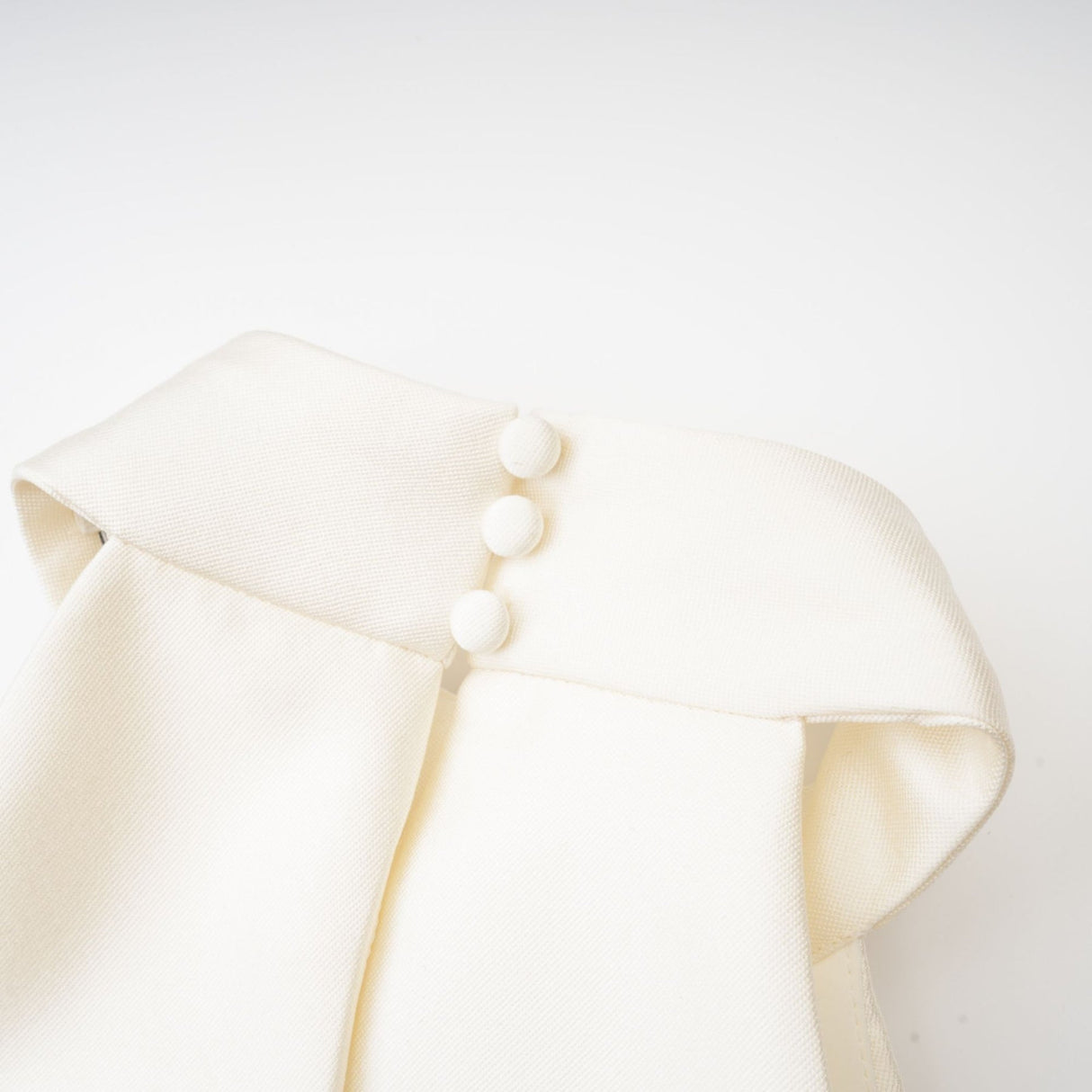 Sofia White Crystal - Embellished Top and Slit Skirt Set