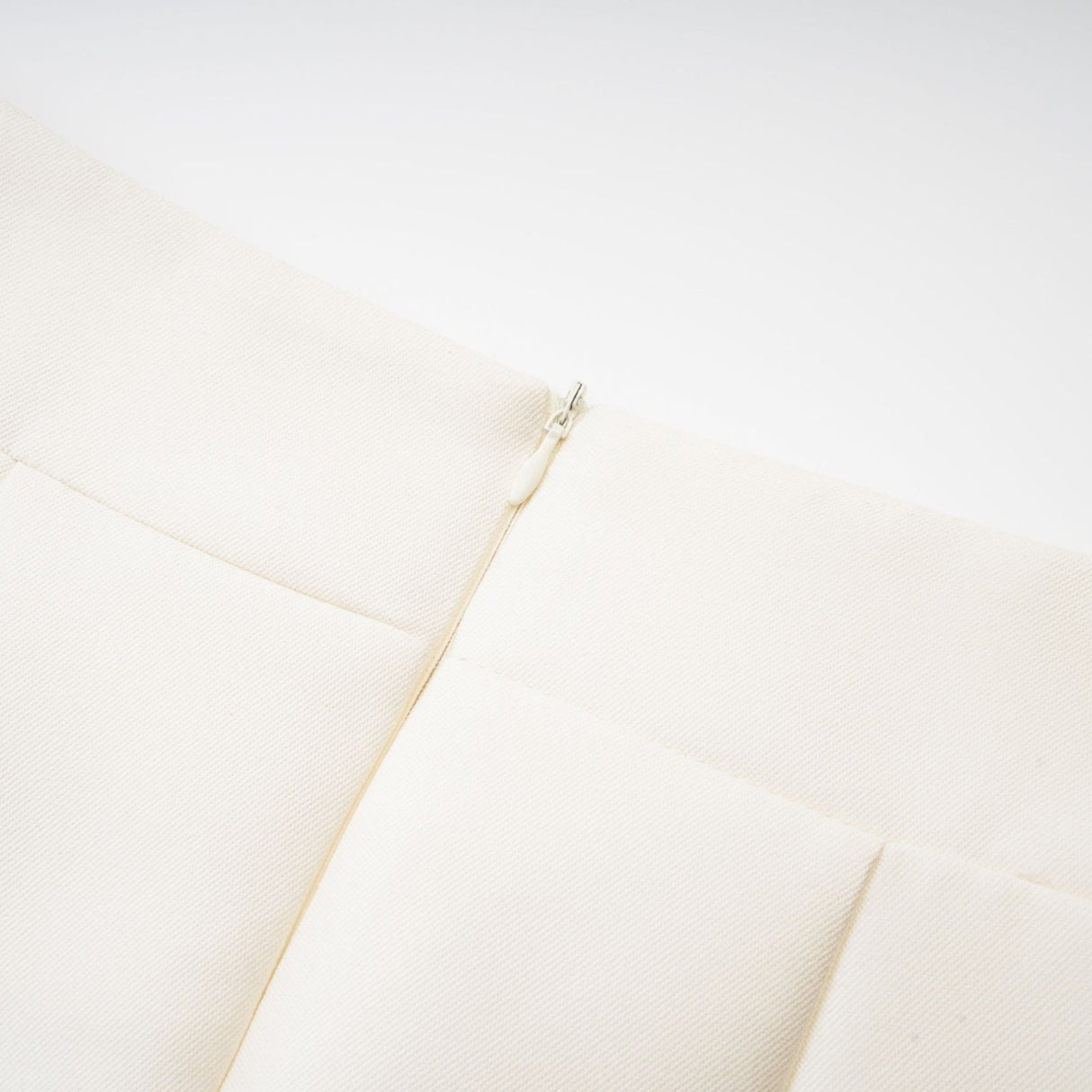 Sofia White Crystal - Embellished Top and Slit Skirt Set