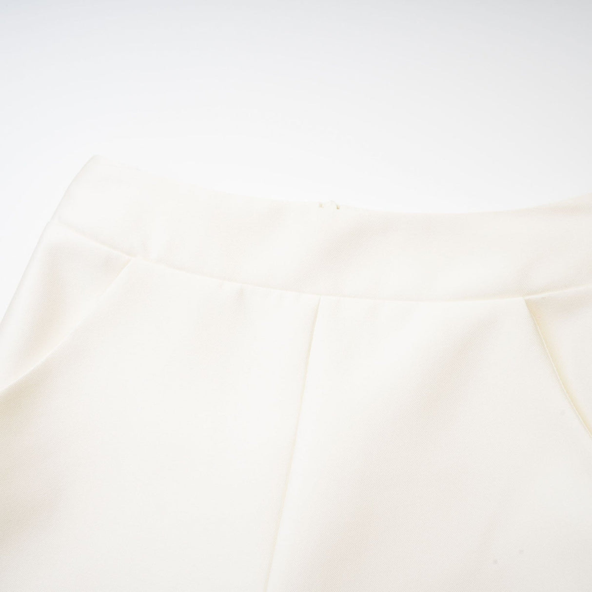 Sofia White Crystal - Embellished Top and Slit Skirt Set