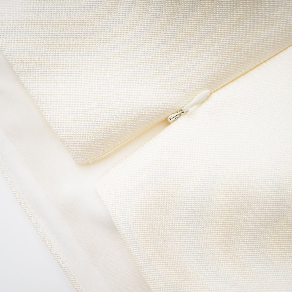 Sofia White Crystal - Embellished Top and Slit Skirt Set