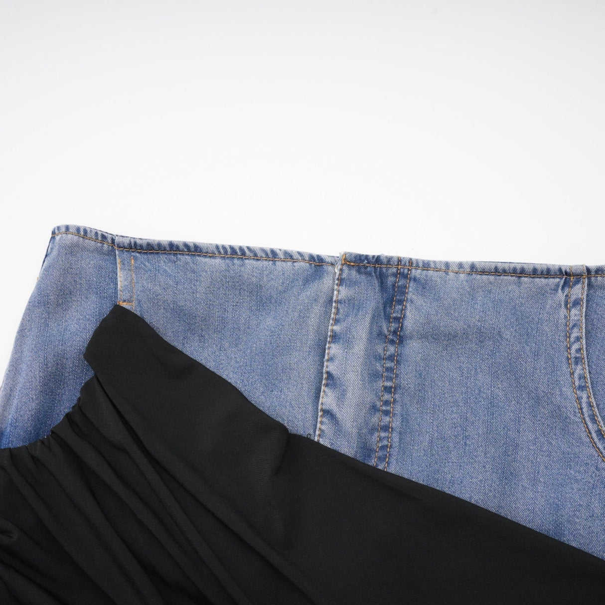 Sophia Draped Panelled Sleeveless Top and Ankle - Length Skirt Set