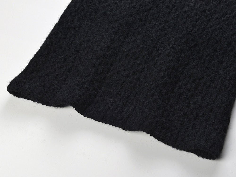 Sophia Jacket & Skirt Set - Elegant Ribbed Knit - Tailored Fit - Contrasting Accents - Gold Buttons - Versatile Style