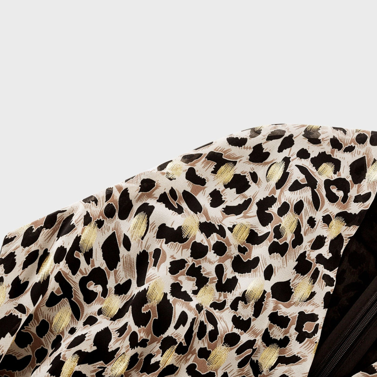 Sydney Midi Dress Yellow Leopard Print Cinched Waist