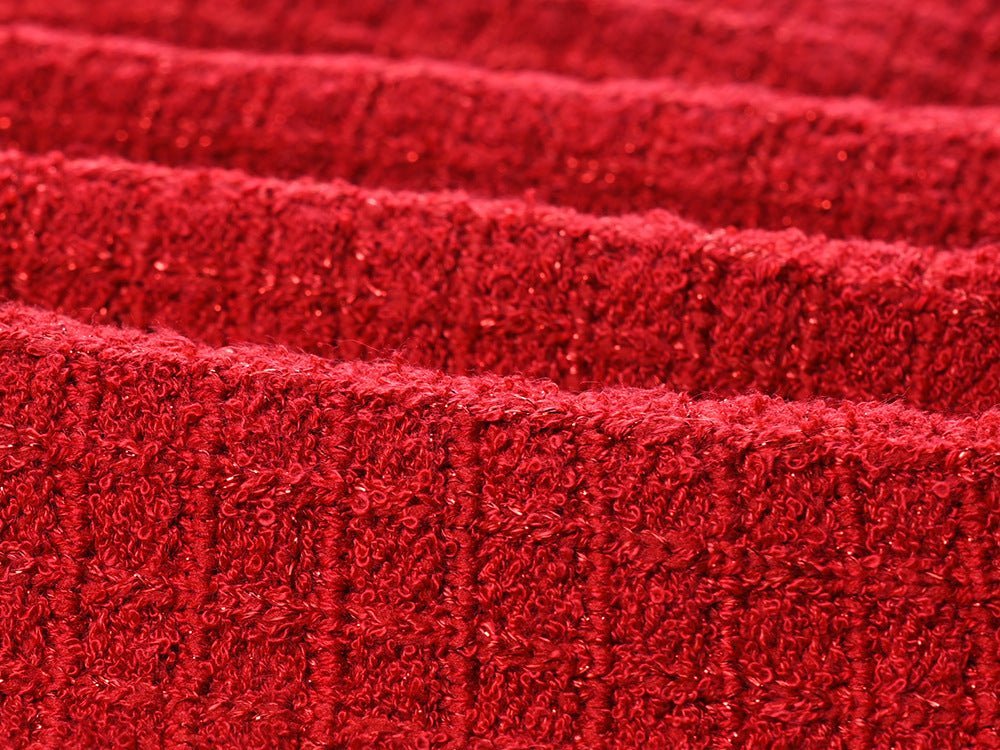 Tessa's Jacket & Skirt Set - Classic Tweed Design - Flattering Tailored Fit - Textured Fabric - Bow Embellishments - Timeless Style