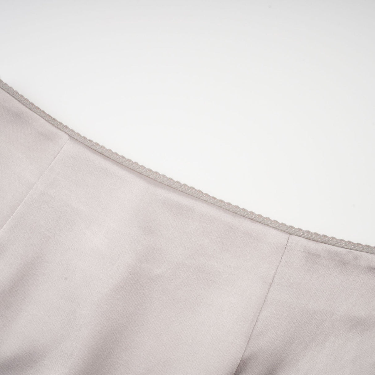 Tiana Skirt Lace Stripes Pleated & Button Fastening Silver