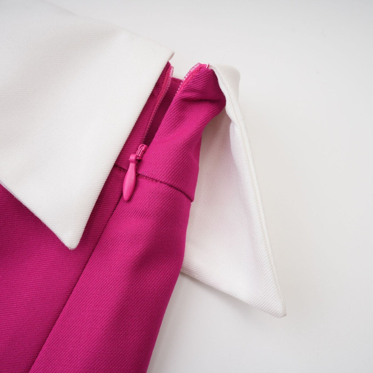 Tiziana Jacket & Skirt Pink White Pleated Set