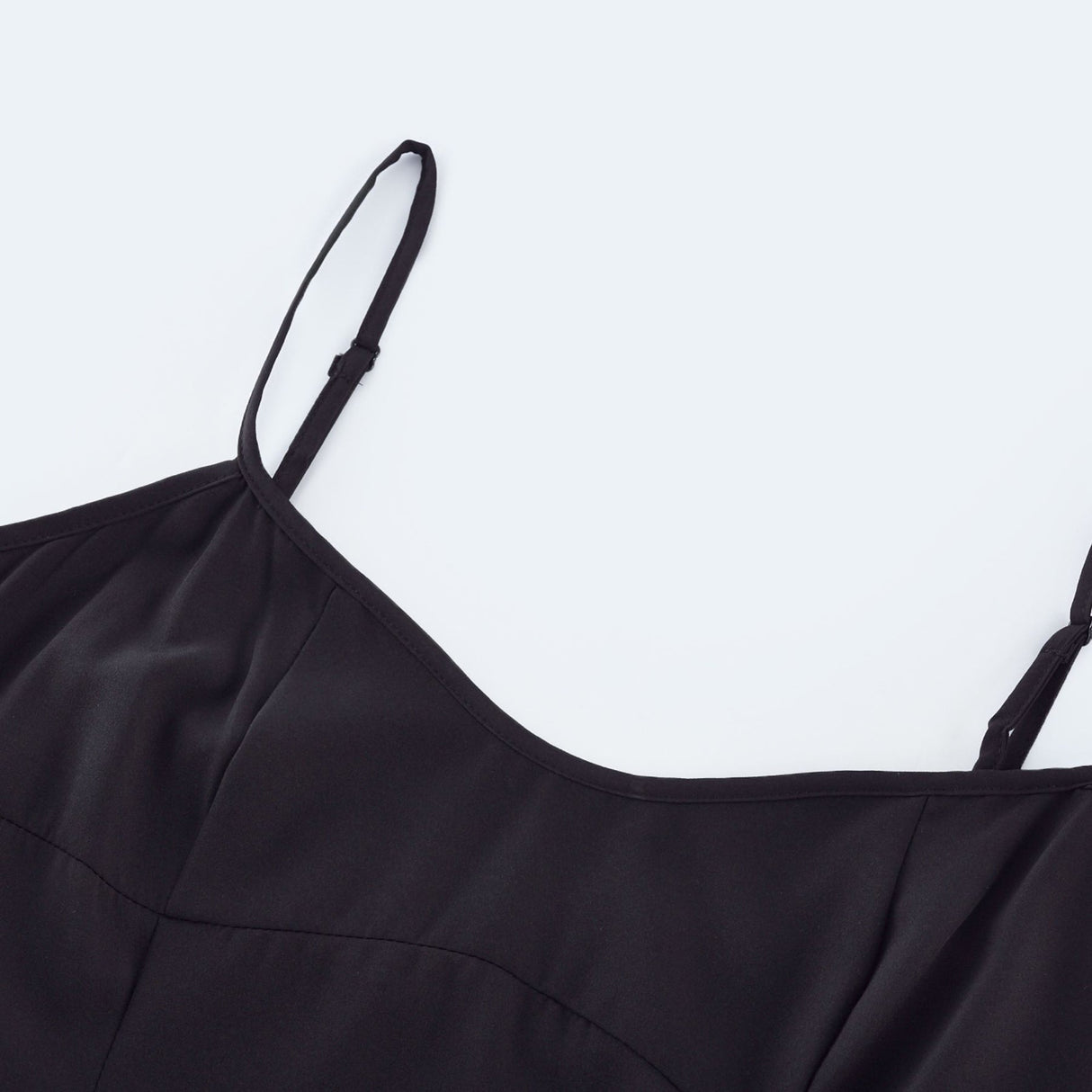 Tiziana Maxi Dress in Black & White Pleats with Scoop Back & Adjustable Straps