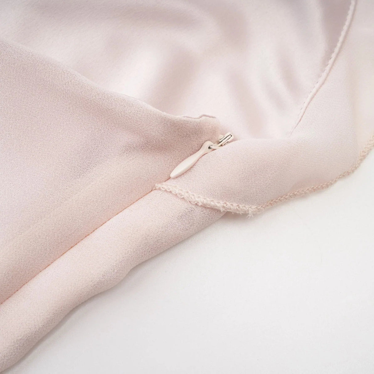 Tonia Mini Dress with High Neck and Floral Trim