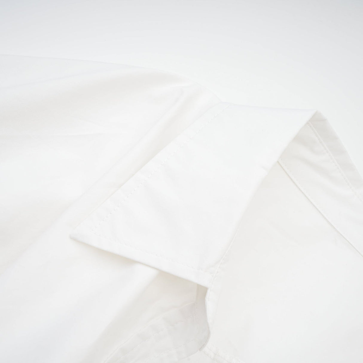 Tullia Shirt White Asymmetric Wrap Ruched Cropped & Long Sleeve