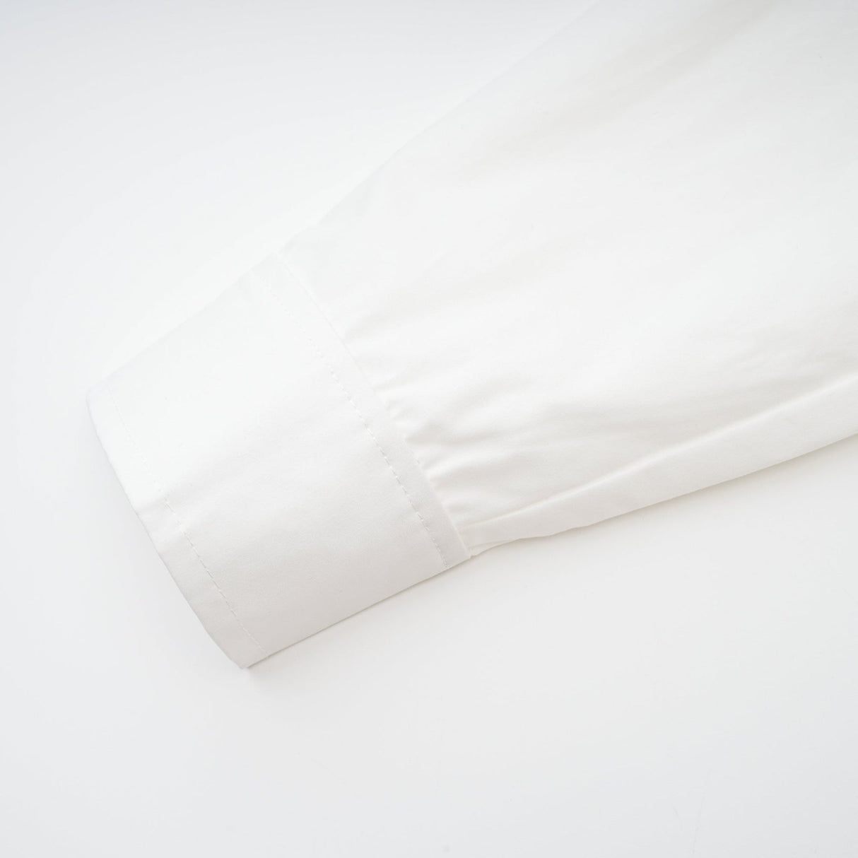 Tullia Shirt White Asymmetric Wrap Ruched Cropped & Long Sleeve