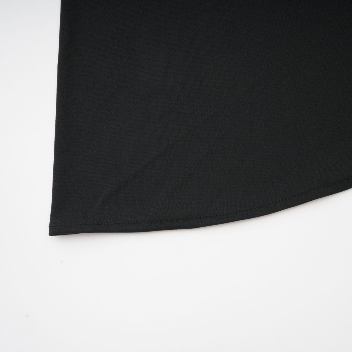 Valentina Midi Dress Black Sheer Mesh Ruched Asymmetric Hem Zip Detail