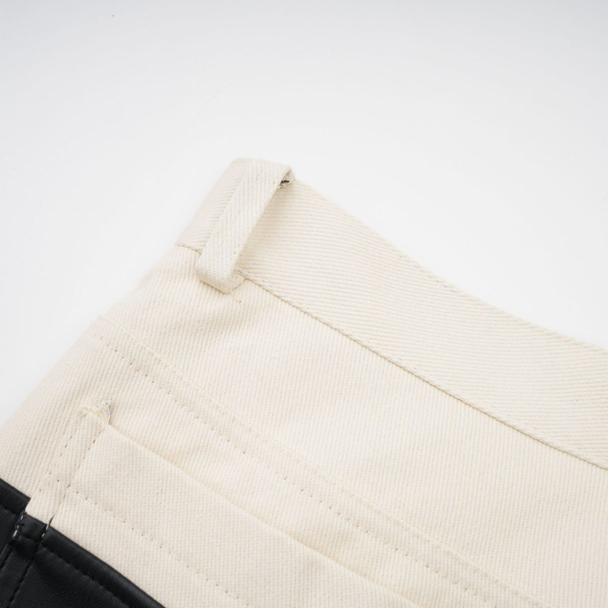 Valentina Trousers Black Contrast - Color Chic Wide Leg