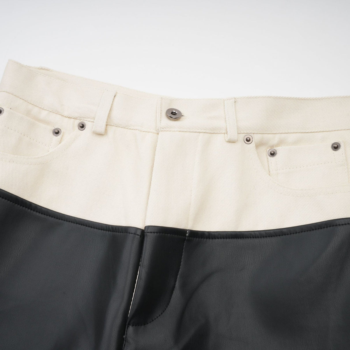 Valentina Trousers Black Contrast - Color Chic Wide Leg