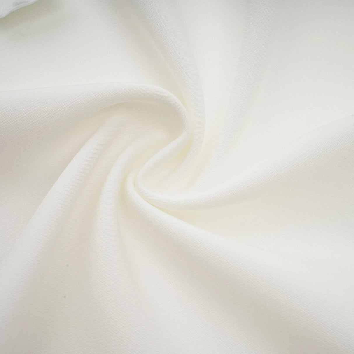 Valeria Midi Dress White Faux - Flower Square - Neck