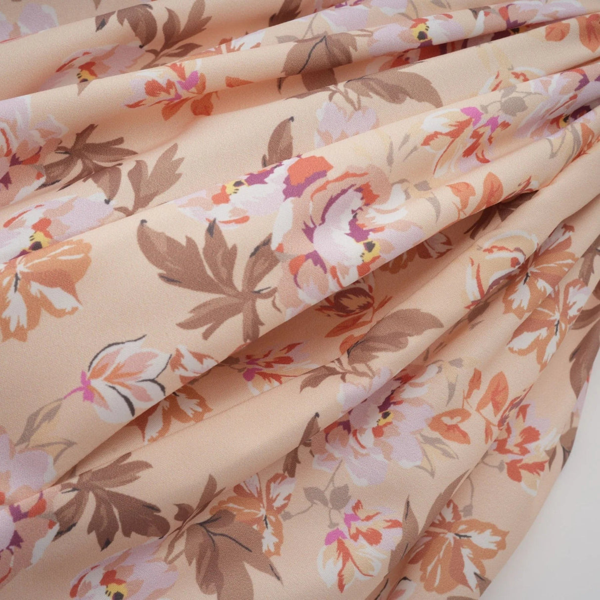 Valeria Midi Dress Yellow Floral Print Buttoned Front Slit - Elegant Pleat