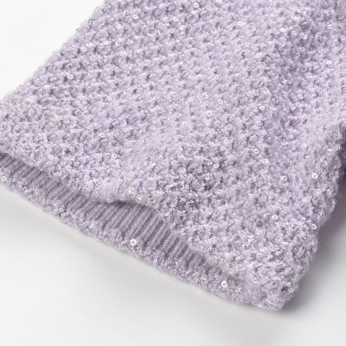 Valeriana Mini Dress Purple Sequin Crystal Embellished Pocketed