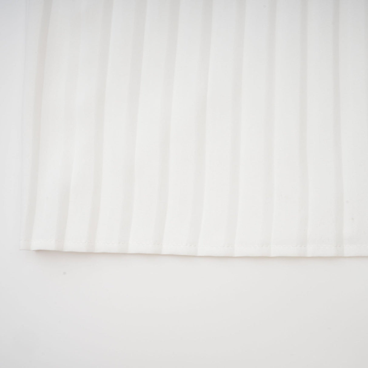 Vera Mini Dress White V Neck Flare Cuffed Pleated Chic