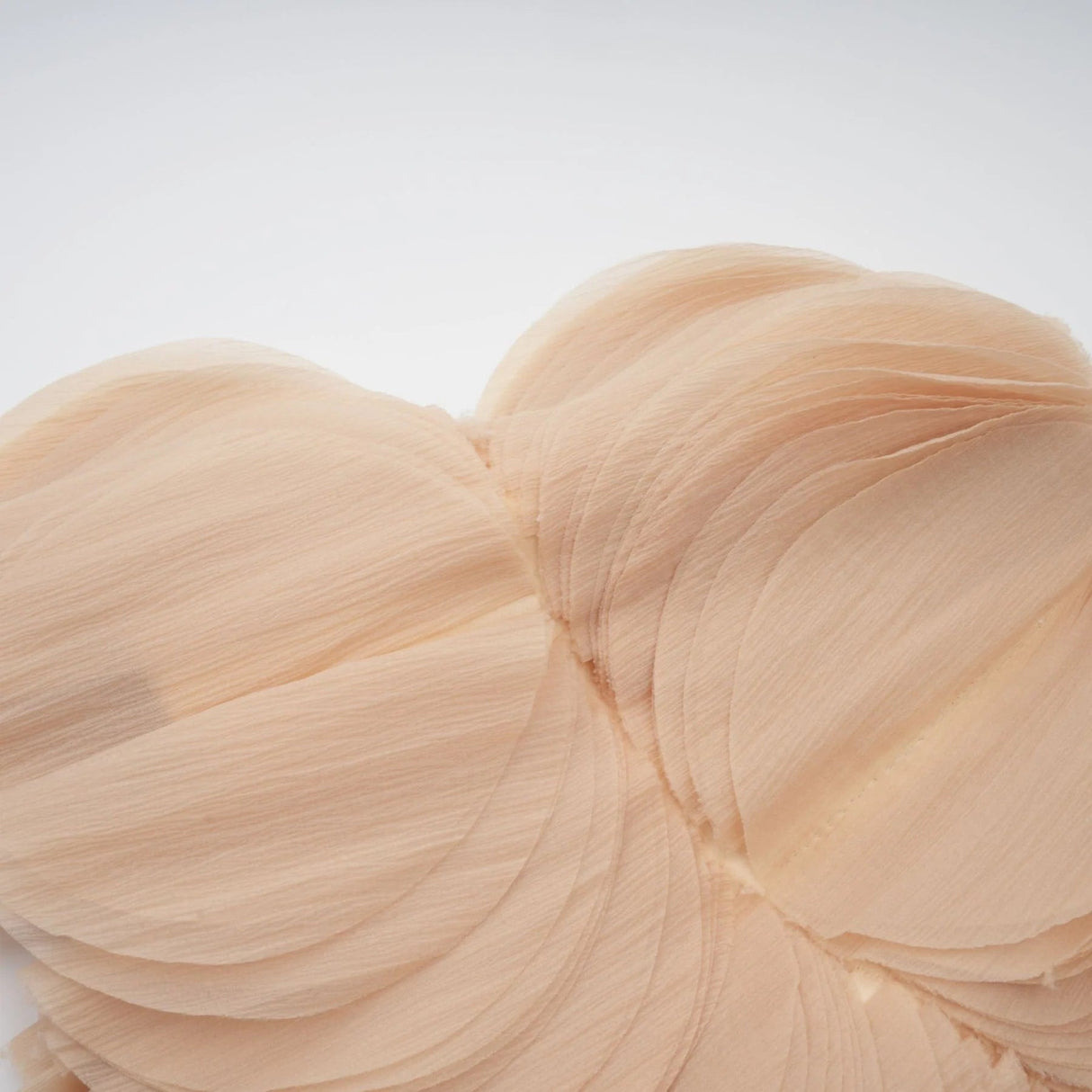 Vincenzina Cropped Top Neutrals Off - Shoulder Shirred