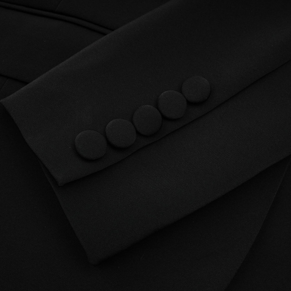 Vincenzina Jacket & Trousers Crystal Embellished Black