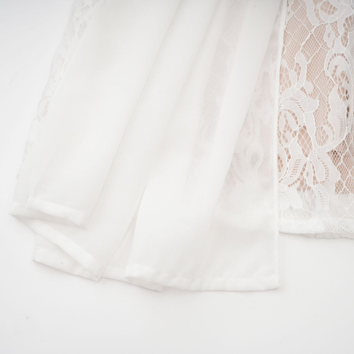 Violetta Maxi Dress in Immaculate White with V - Neck