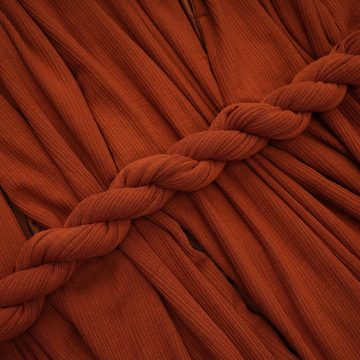 Violetta Skirt & Top Set Brown Twisted Cut Out Matching Duo