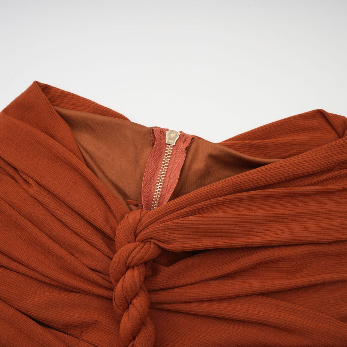 Violetta Skirt & Top Set Brown Twisted Cut Out Matching Duo