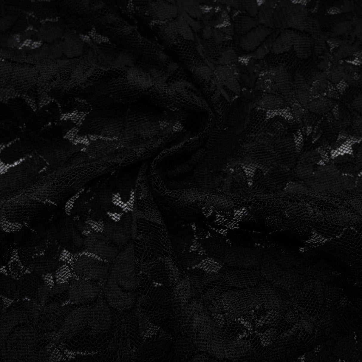 Virginia Gown Black Chantilly Lace Bow Trim & Slip Dress