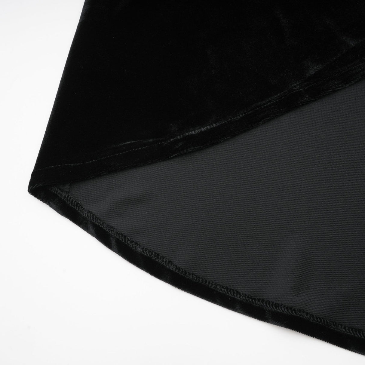 Vittoria Maxi Dress Sleek Black Velvet Cowl Neck Open Back Bow