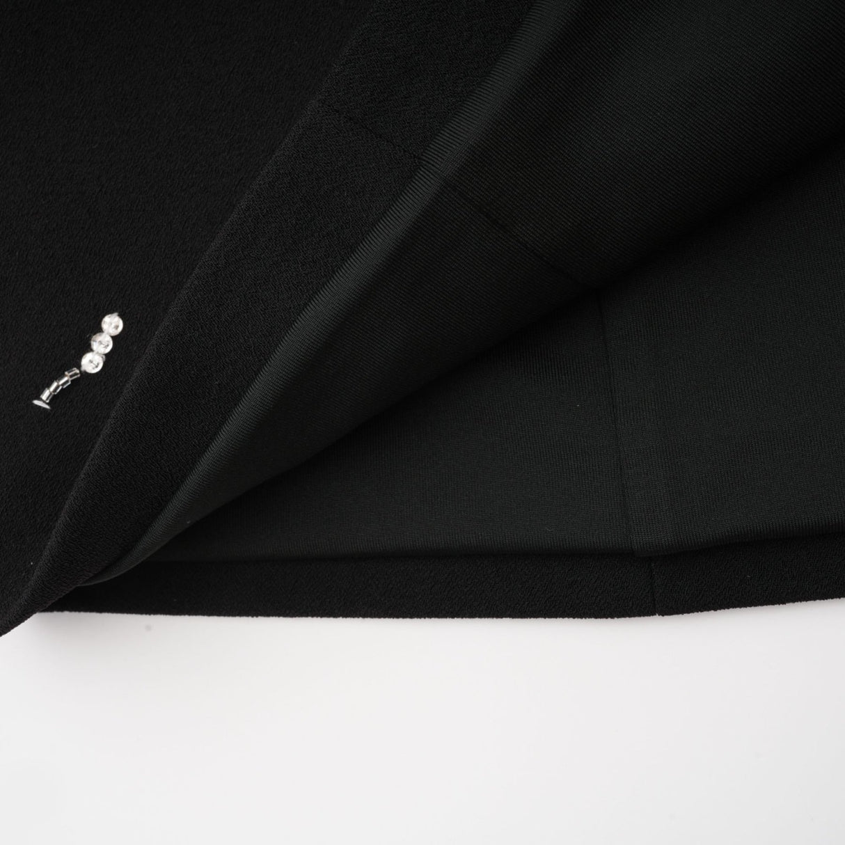 Vittoria Mini Dress Crystal Embellished Black Strapless & Flared