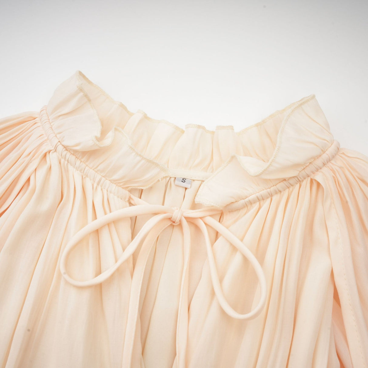 Vivian Midi Dress with V - Neck and Ruffled Detailing